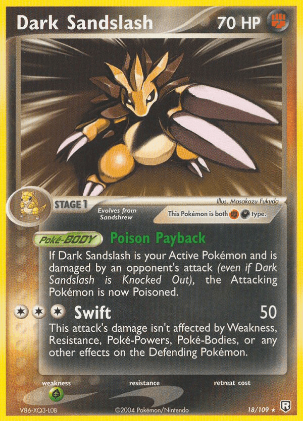 Dark Sandslash Team Rocket Returns