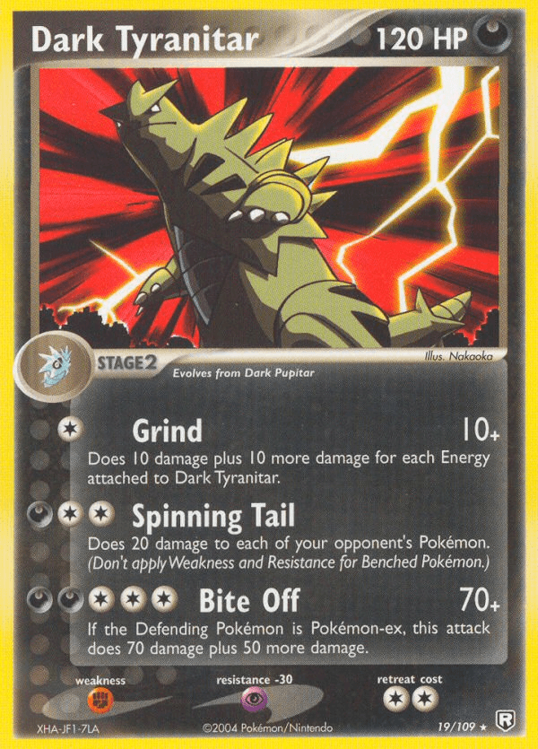 Dark Tyranitar Team Rocket Returns