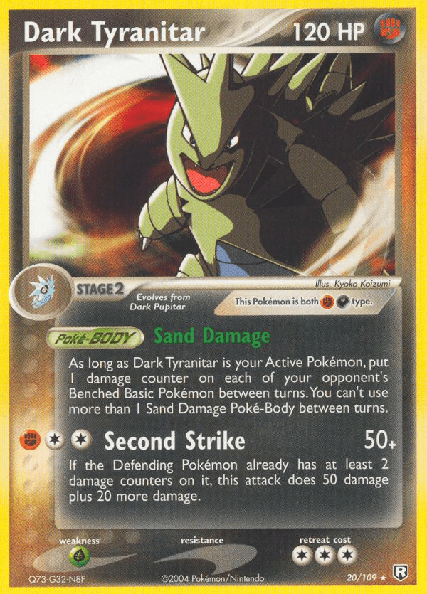 Dark Tyranitar Team Rocket Returns