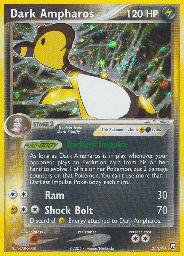 Dark Ampharos Team Rocket Returns