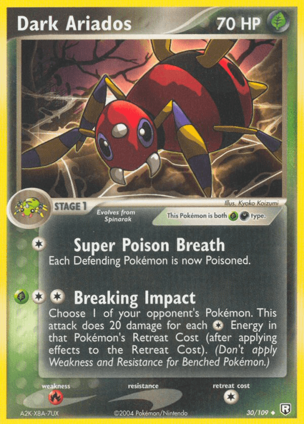 Dark Ariados Team Rocket Returns