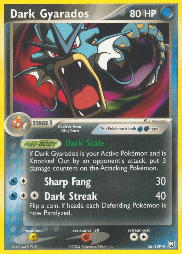 Dark Gyarados Team Rocket Returns