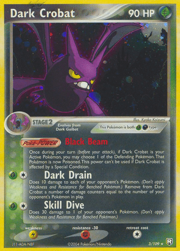 Dark Crobat Team Rocket Returns