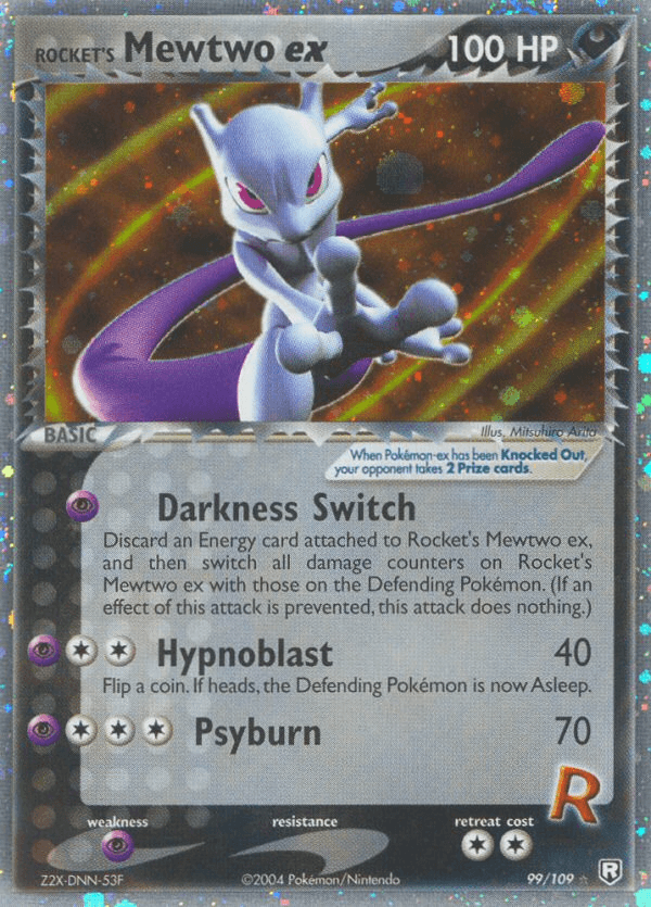 Rocket's Mewtwo ex Team Rocket Returns