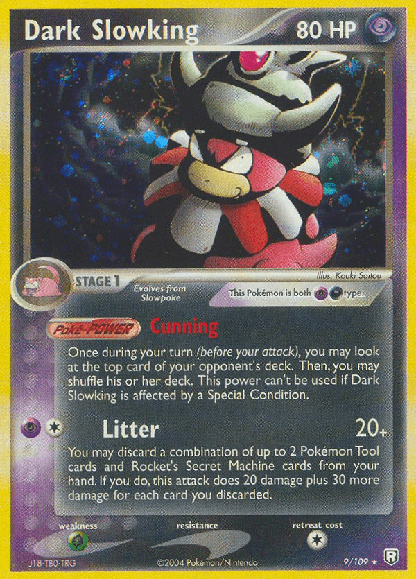 Dark Slowking Team Rocket Returns