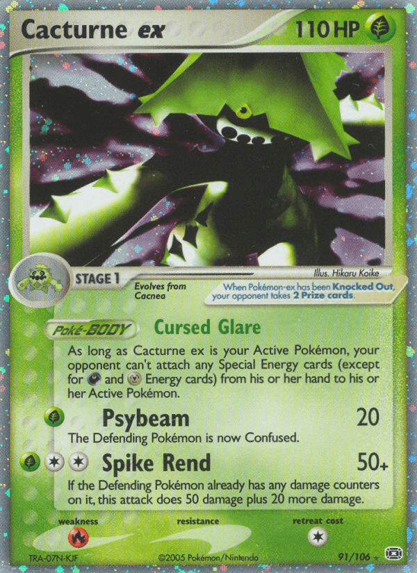 Cacturne ex Emerald
