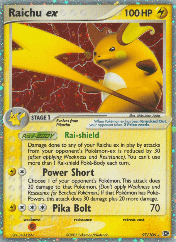 Raichu ex Emerald