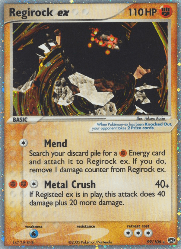 Regirock ex Emerald