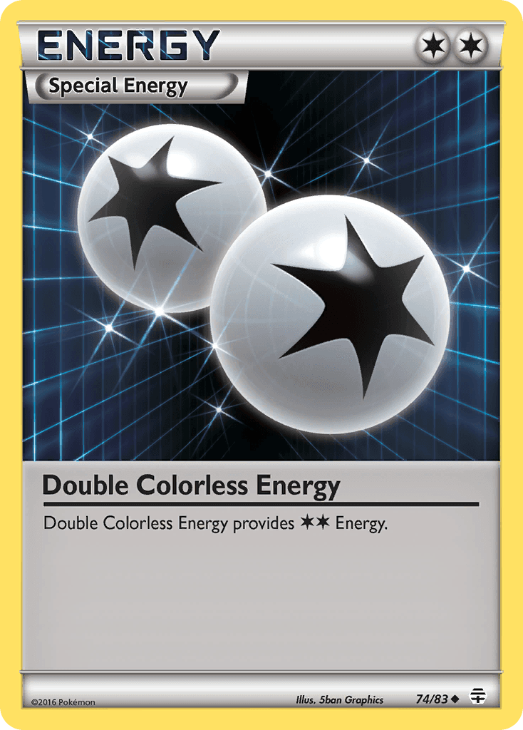 Double Colorless Energy Generations