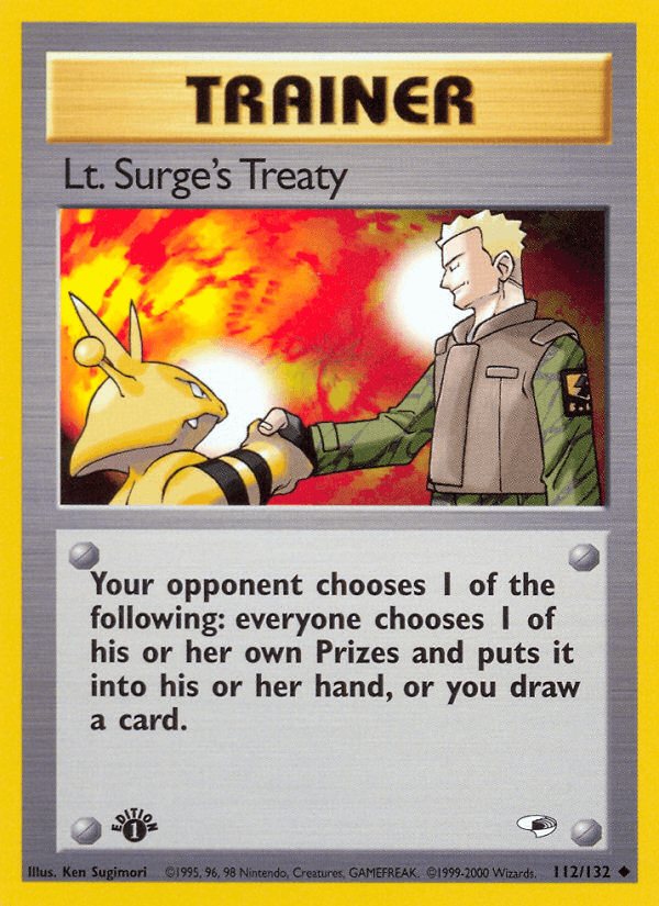 Lt. Surge's Treaty Gym Heroes
