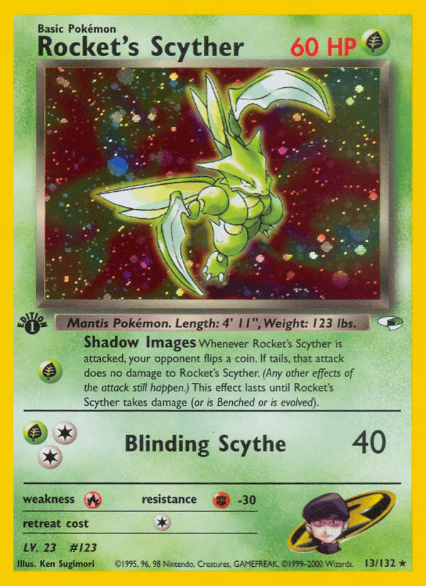 Rocket's Scyther Gym Heroes