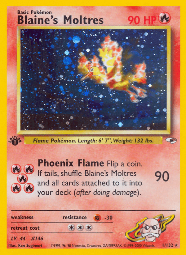 Blaine's Moltres Gym Heroes