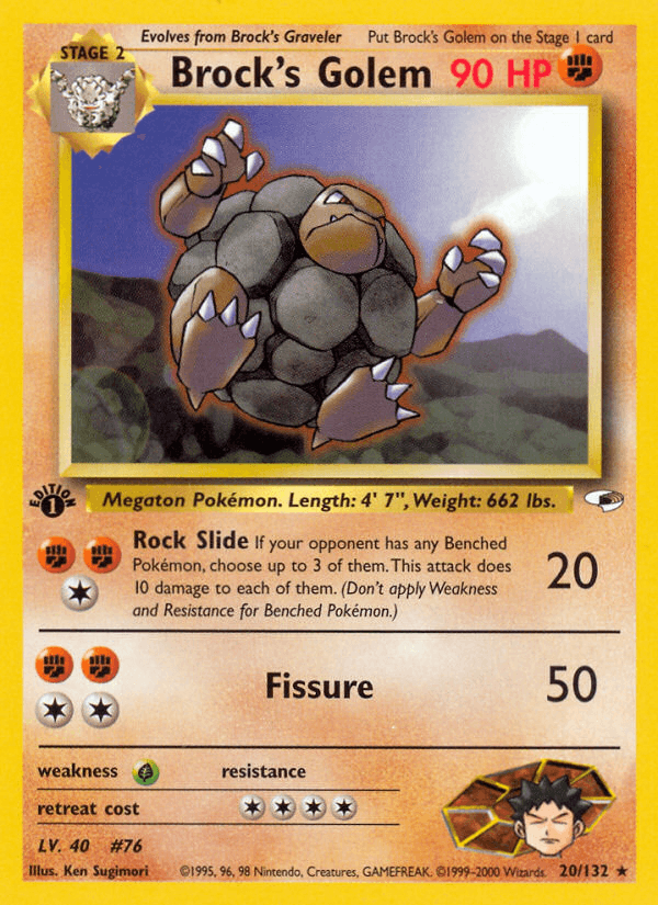 Brock's Golem Gym Heroes