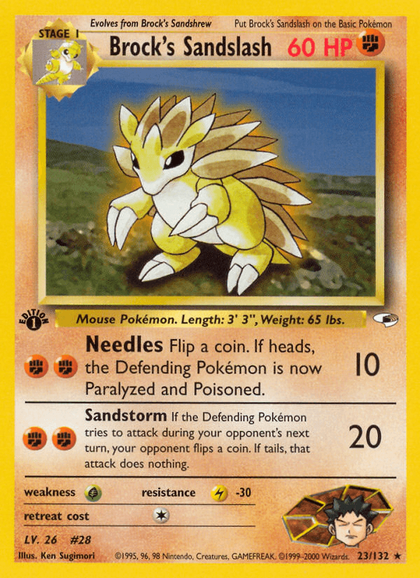 Brock's Sandslash Gym Heroes