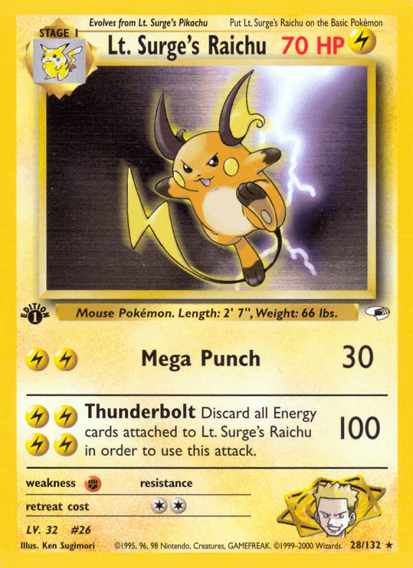 Lt. Surge's Raichu Gym Heroes