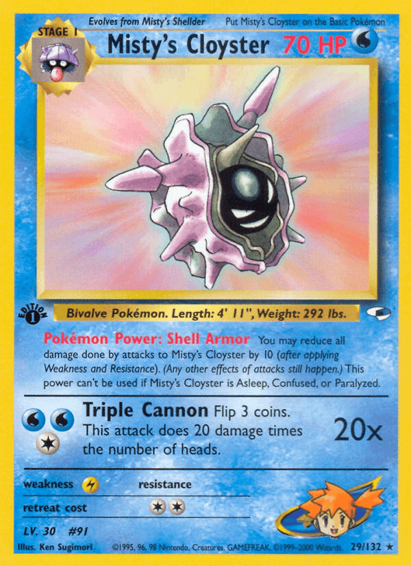 Misty's Cloyster Gym Heroes
