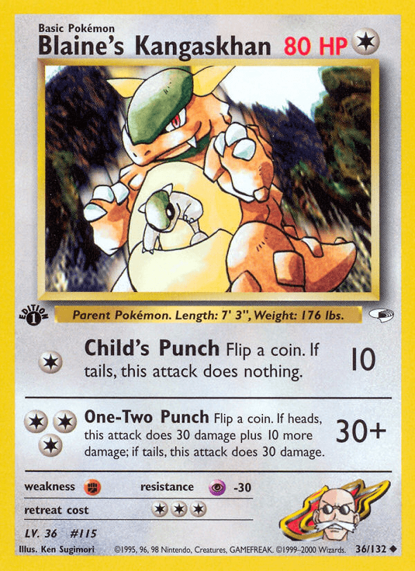 Blaine's Kangaskhan Gym Heroes