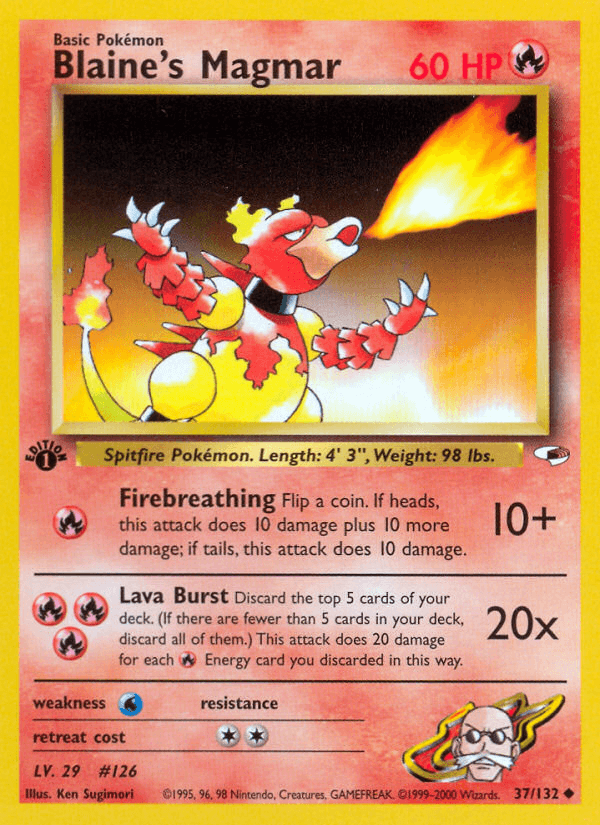 Blaine's Magmar Gym Heroes
