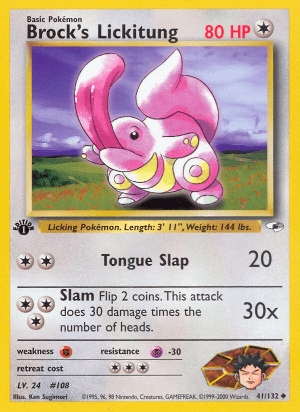 Brock's Lickitung Gym Heroes