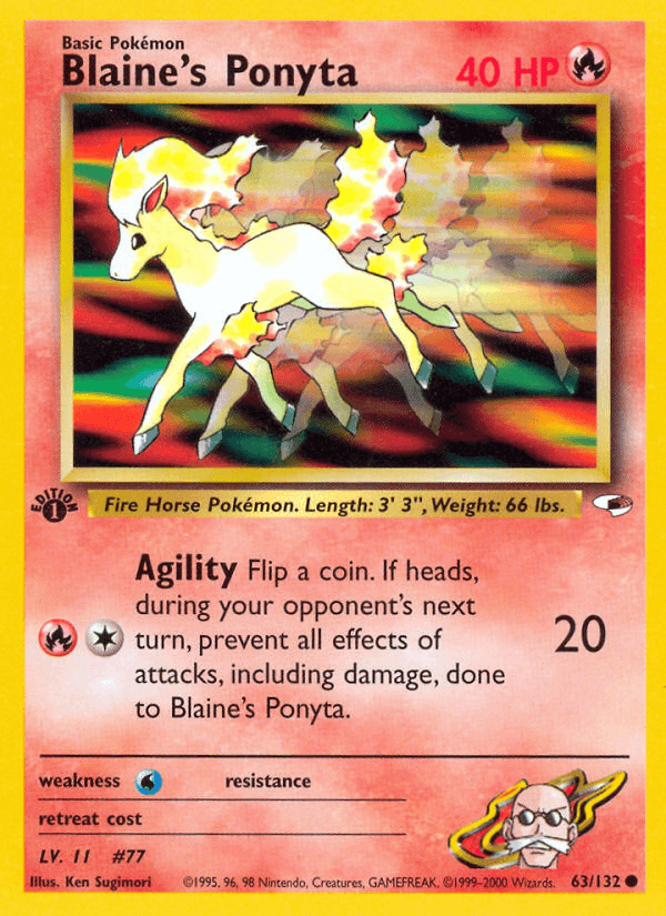 Blaine's Ponyta Gym Heroes