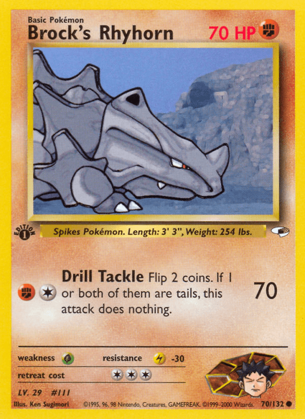 Brock's Rhyhorn Gym Heroes