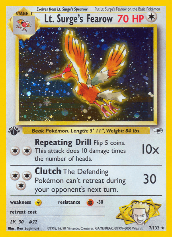 Lt. Surge's Fearow Gym Heroes