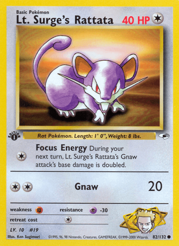 Lt. Surge's Rattata Gym Heroes