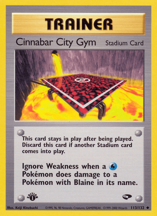 Cinnabar City Gym Gym Challenge
