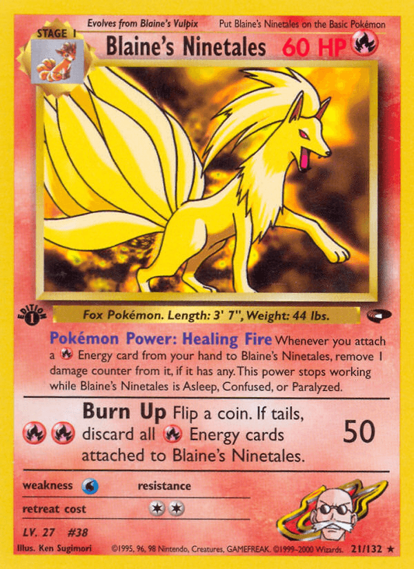 Blaine's Ninetales Gym Challenge
