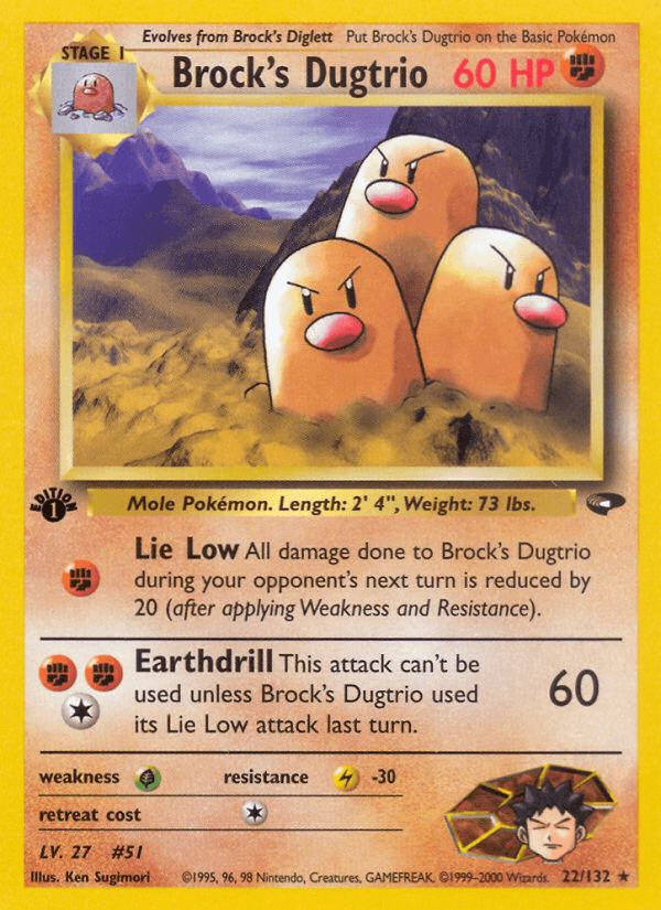 Brock's Dugtrio Gym Challenge