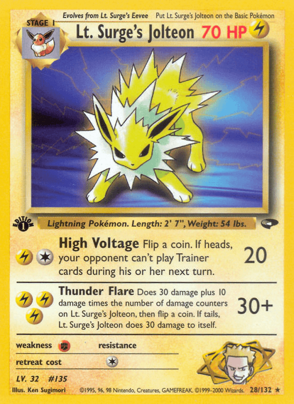 Lt. Surge's Jolteon Gym Challenge