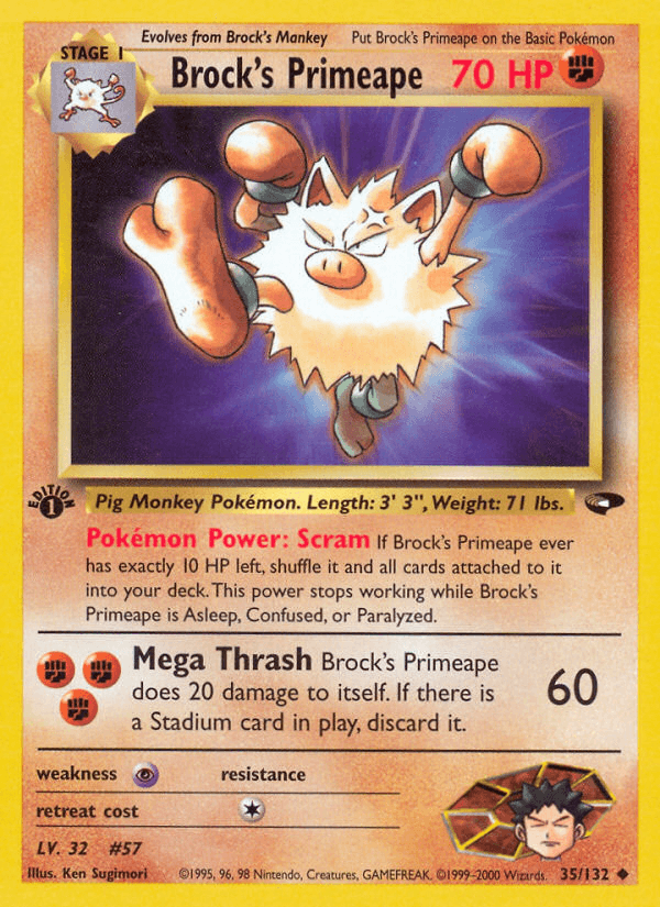 Brock's Primeape Gym Challenge