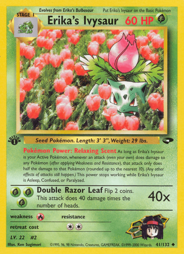 Erika's Ivysaur Gym Challenge