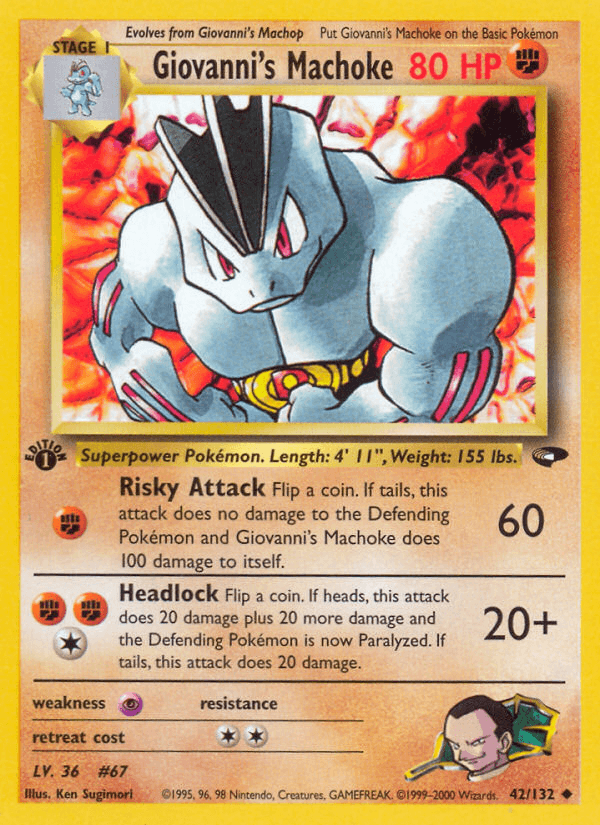 Giovanni's Machoke Gym Challenge
