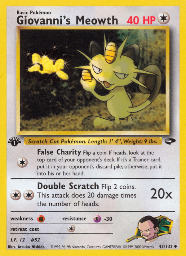 Giovanni's Meowth Gym Challenge