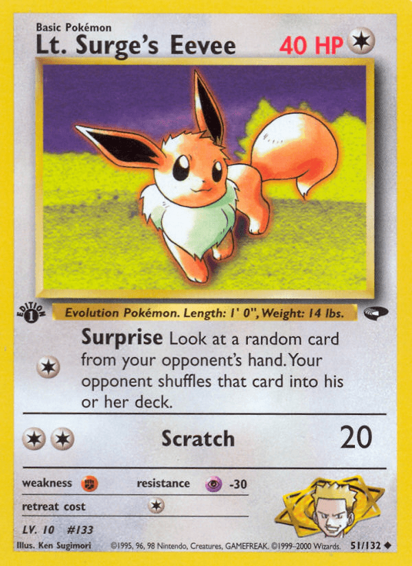 Lt. Surge's Eevee Gym Challenge