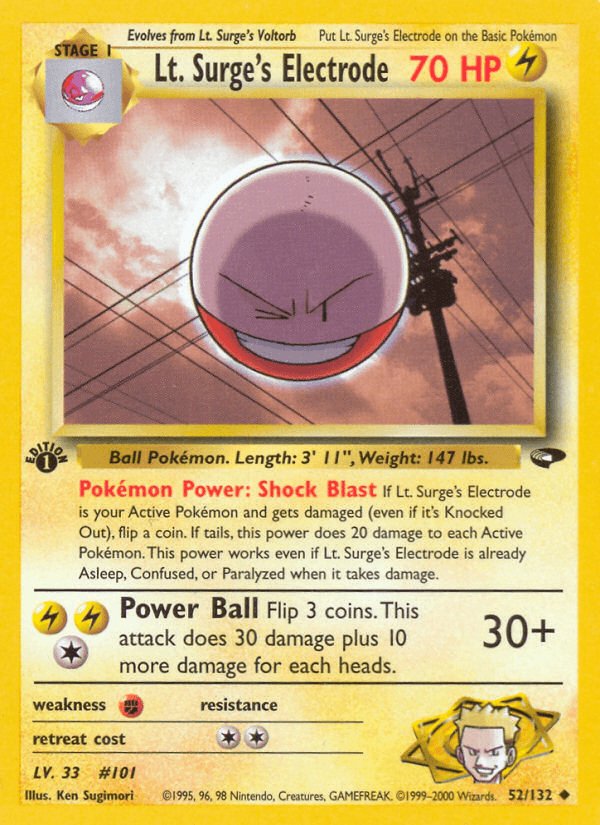 Lt. Surge's Electrode Gym Challenge