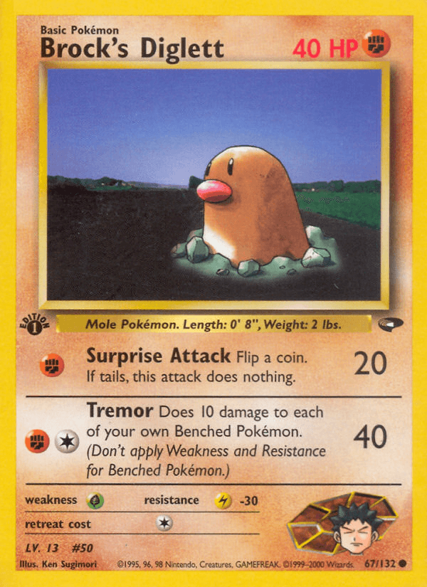 Brock's Diglett Gym Challenge