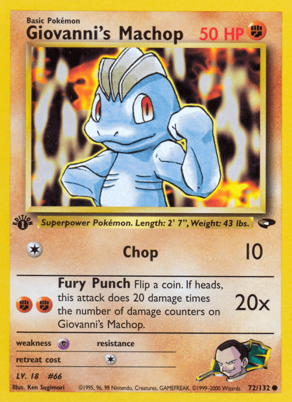 Giovanni's Machop Gym Challenge