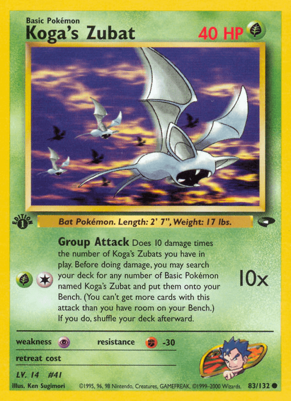 Koga's Zubat Gym Challenge
