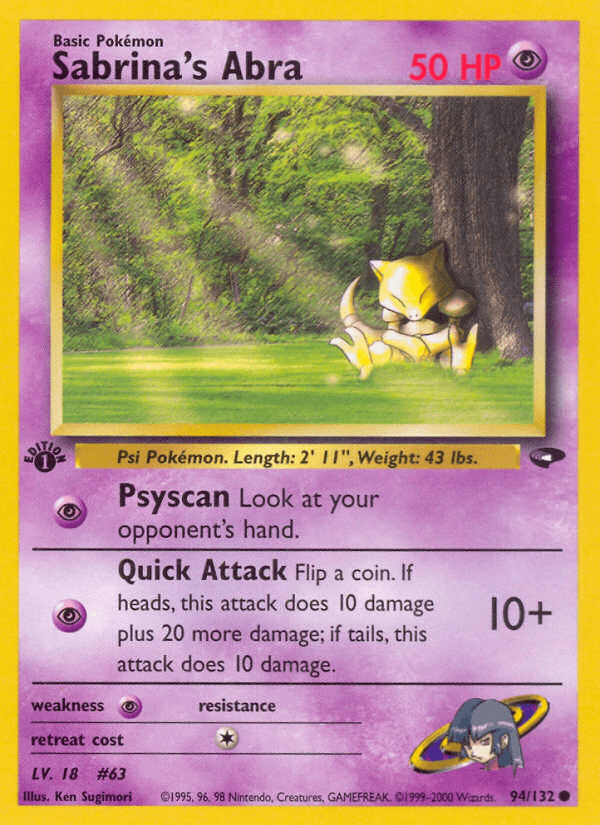Sabrina's Abra Gym Challenge