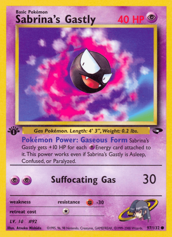 Sabrina's Gastly Gym Challenge
