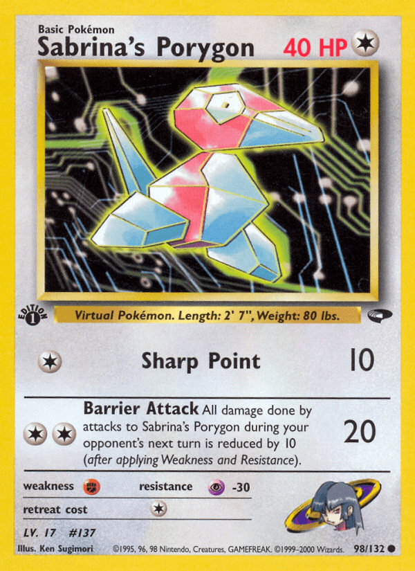 Sabrina's Porygon Gym Challenge