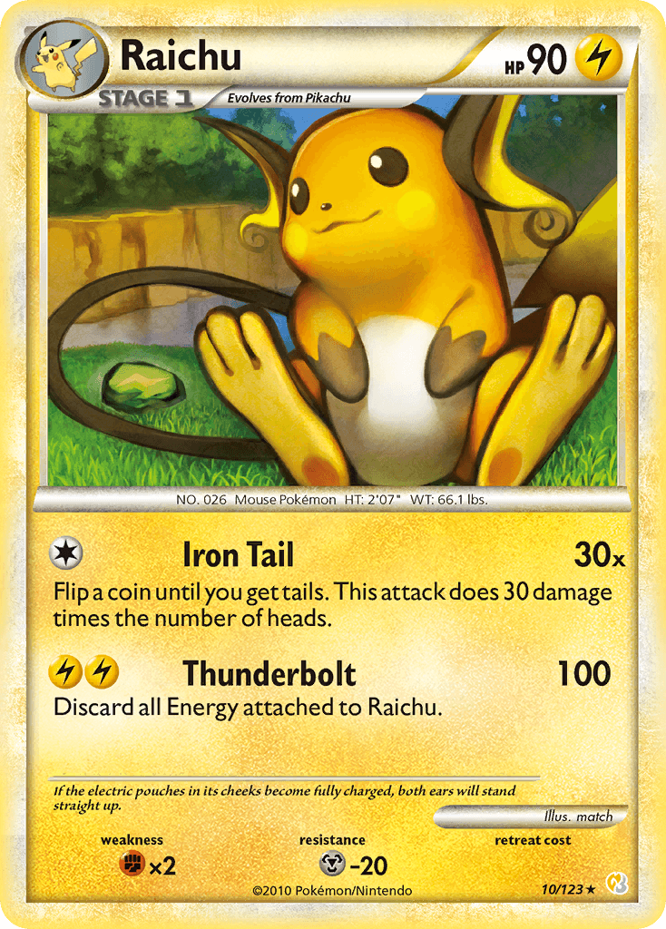 Raichu HeartGold & SoulSilver
