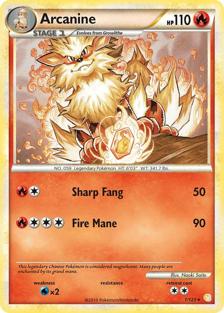 Arcanine HeartGold & SoulSilver
