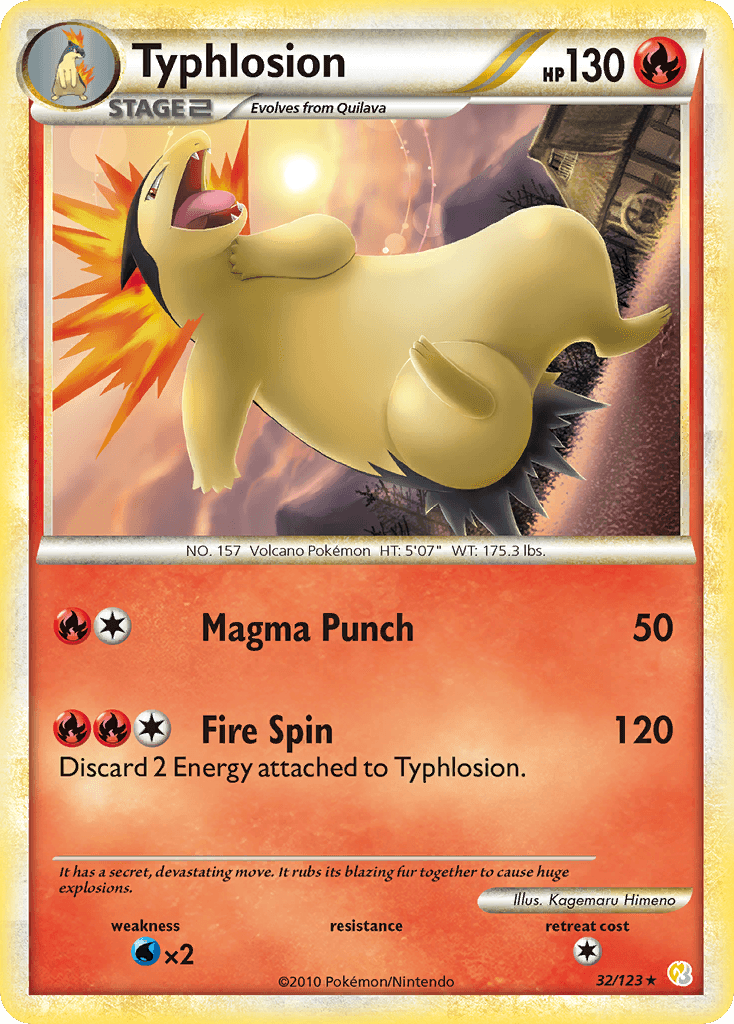 Typhlosion HeartGold & SoulSilver