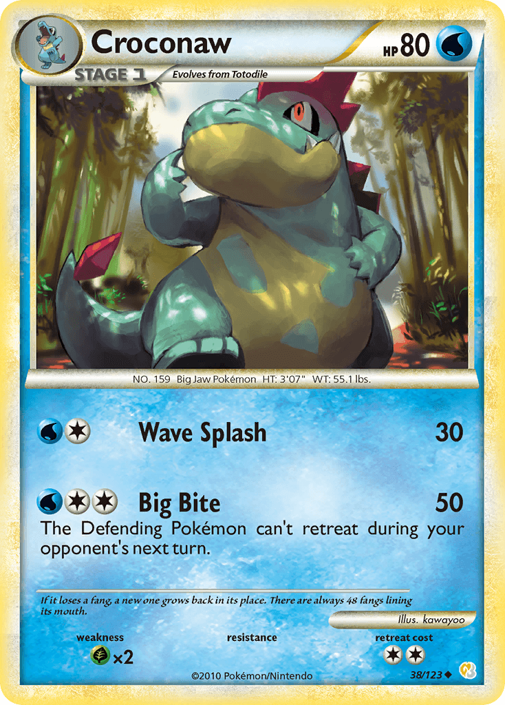 Croconaw HeartGold & SoulSilver