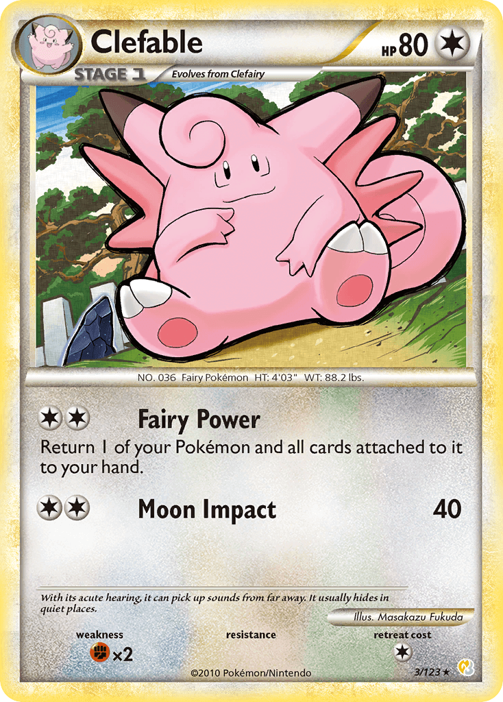 Clefable HeartGold & SoulSilver