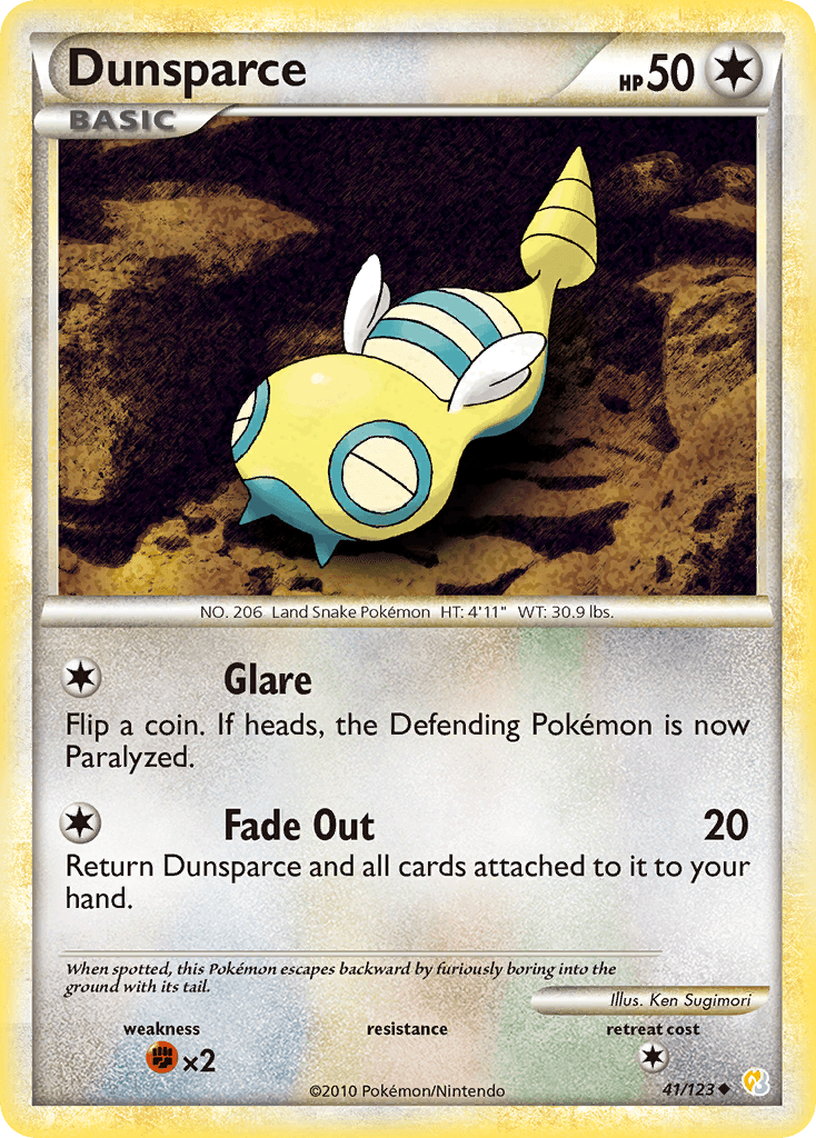 Dunsparce HeartGold & SoulSilver