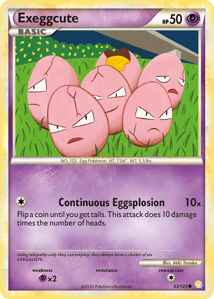 Exeggcute HeartGold & SoulSilver